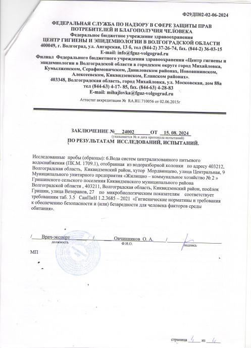 Исследования воды 25