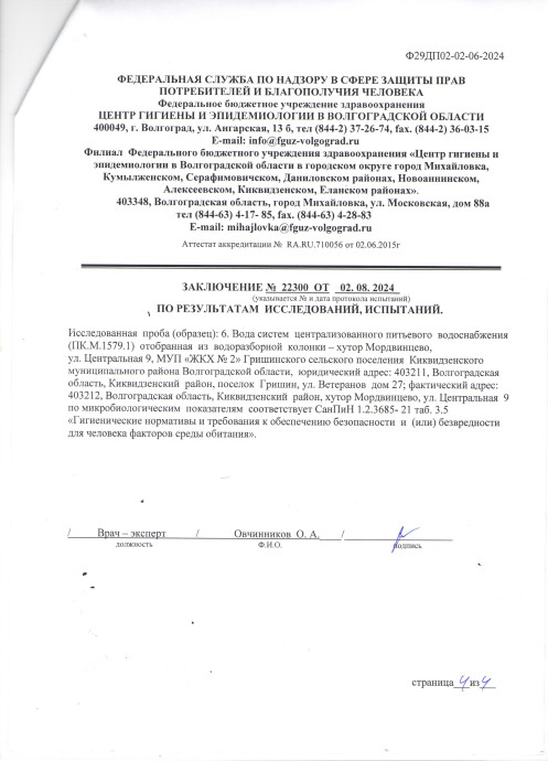 Исследования воды 21