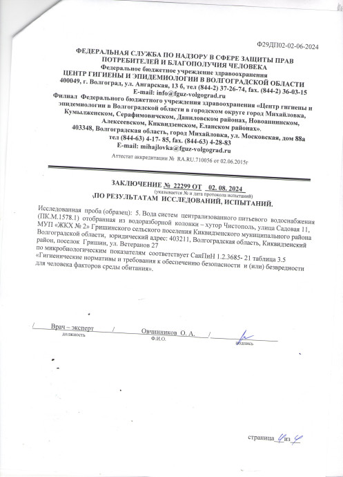 Исследования воды 34